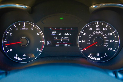 2015 Kia Forte EX Sedan Gauge Cluster Shown
