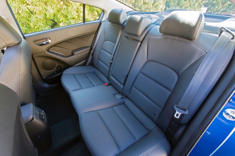 2015 Kia Forte EX Sedan Rear Interior Shown