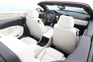 2013 Maserati GranTurismo Convertible Sport Convertible Rear Interior