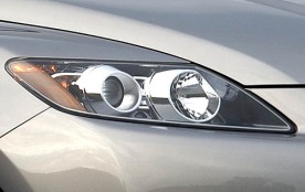 2008 Mazda CX-7 Headlamp Detail