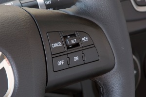 2012 Mazda Mazda5 Grand Touring Passenger Minivan Steering Wheel Detail