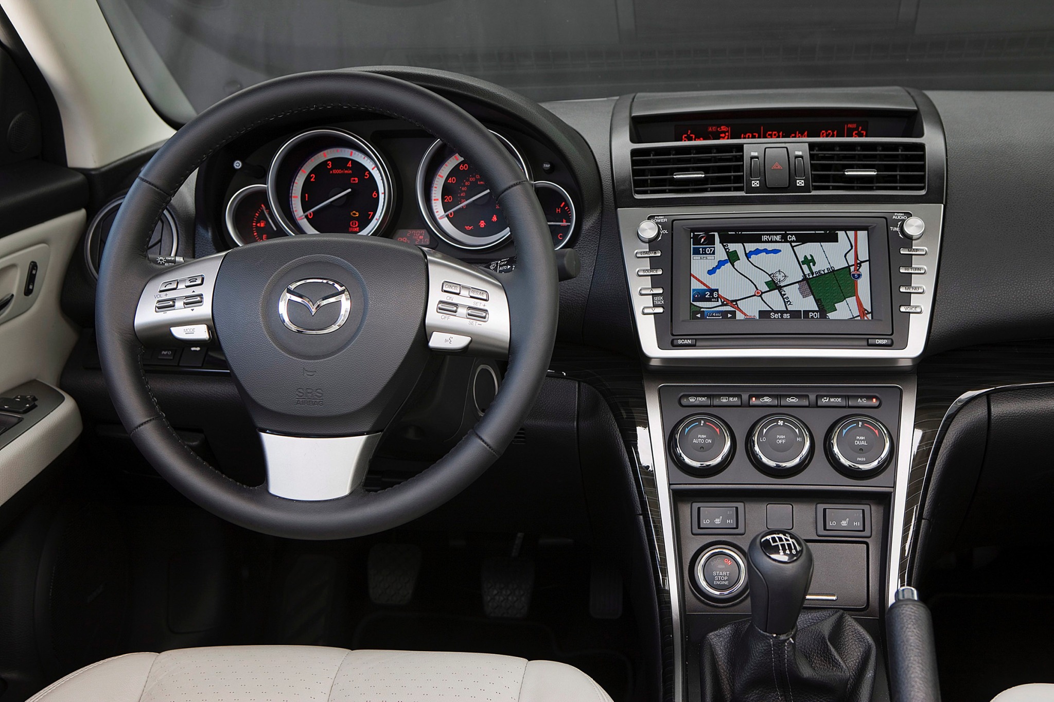 2009 Mazda Mazda6 s Grand Touring Sedan Navigation System