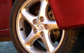 2001 Mazda Protege ES Wheel Detail