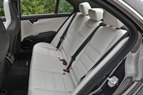 2012 Mercedes-Benz C-Class Sedan C63 AMG Rear Interior
