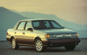 1992 Mercury Topaz 4 Dr GS Sedan