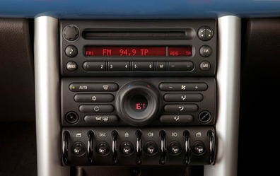 2006 MINI Cooper S Center Console, European Model Shown
