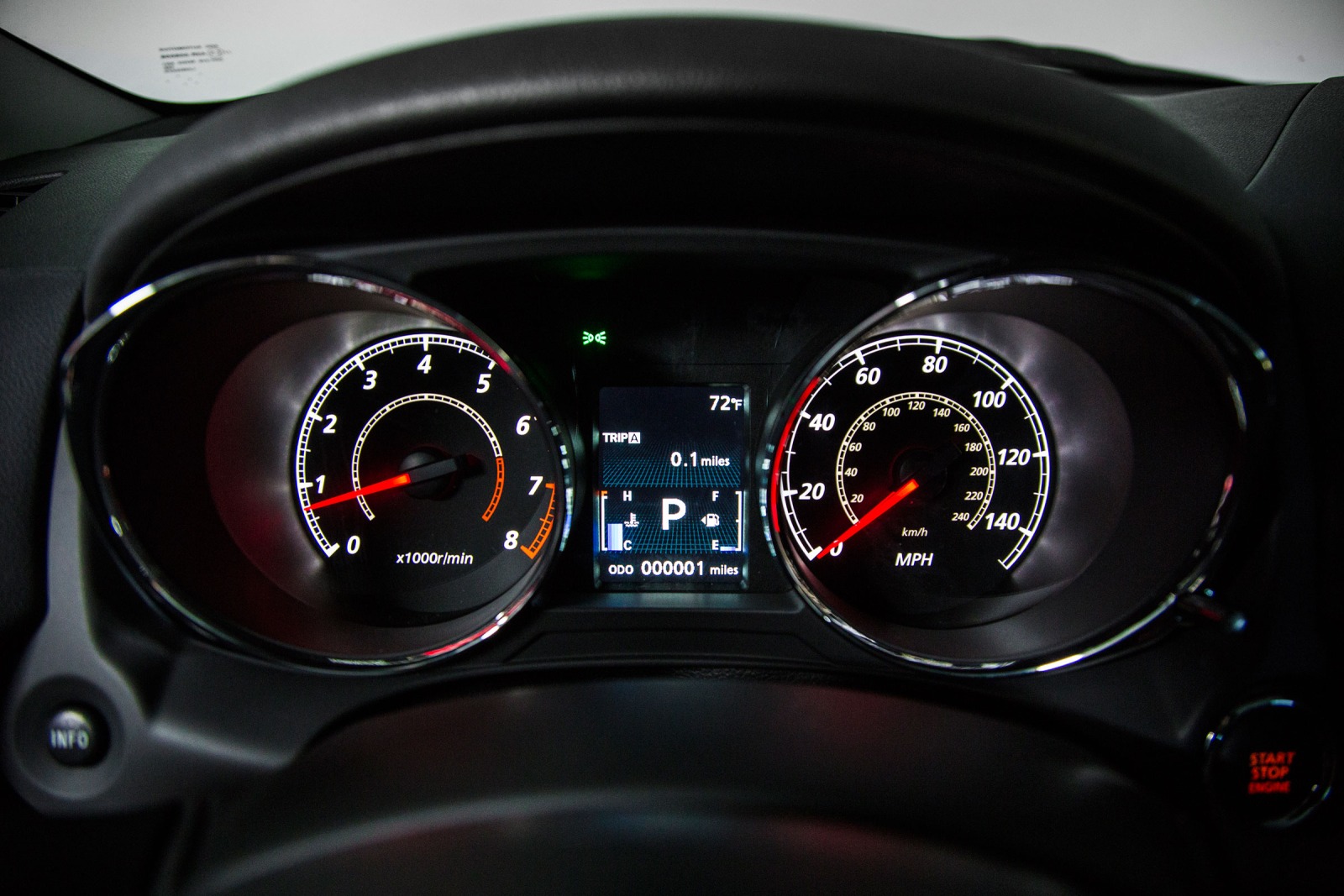2016 Mitsubishi Outlander Sport 2.4 GT 4dr SUV Gauge Cluster