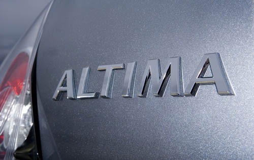 2007 Nissan Altima Rear Badging