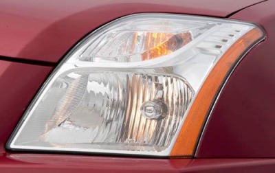 2011 Nissan Sentra Headlamp Detail