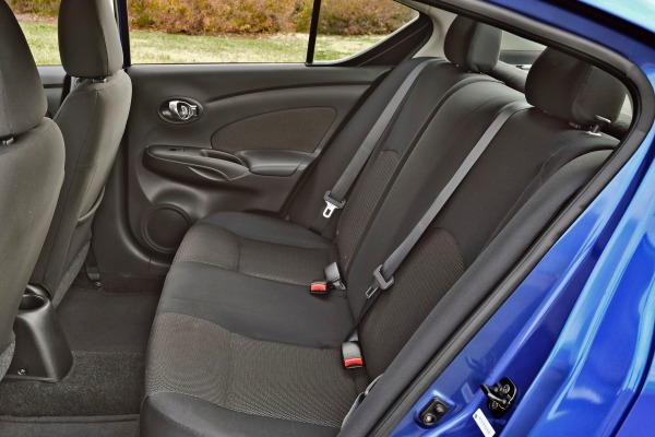 2014 Nissan Versa 1.6 SV Sedan Rear Interior