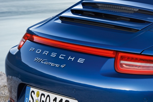 2014 Porsche 911 Carrera 4 Convertible Rear Badge