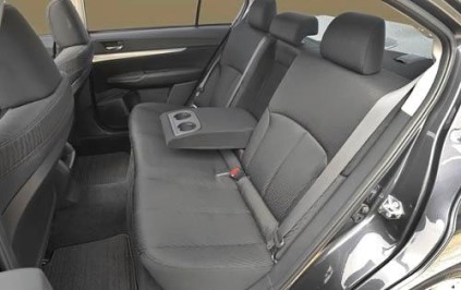 2011 Subaru Legacy 2.5i Rear Interior Shown