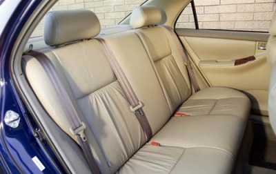 2003 Toyota Corolla LE Rear Interior w/Leather