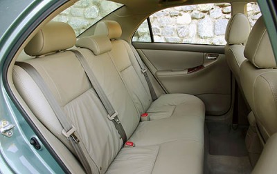 2005 Toyota Corolla LE Rear Seats w/optional Leather