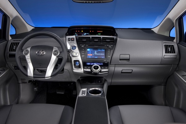 2012 Toyota Prius v Three Wagon Dashboard