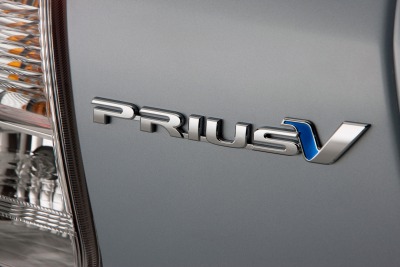 2012 Toyota Prius v Three Wagon Rear Badge