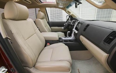 2008 Toyota Tundra Limited Front Seating Detail
