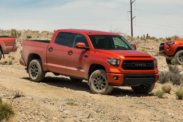 2017 Toyota Tundra TRD PRO Crew Cab Pickup Exterior. 2015 Model Shown.
