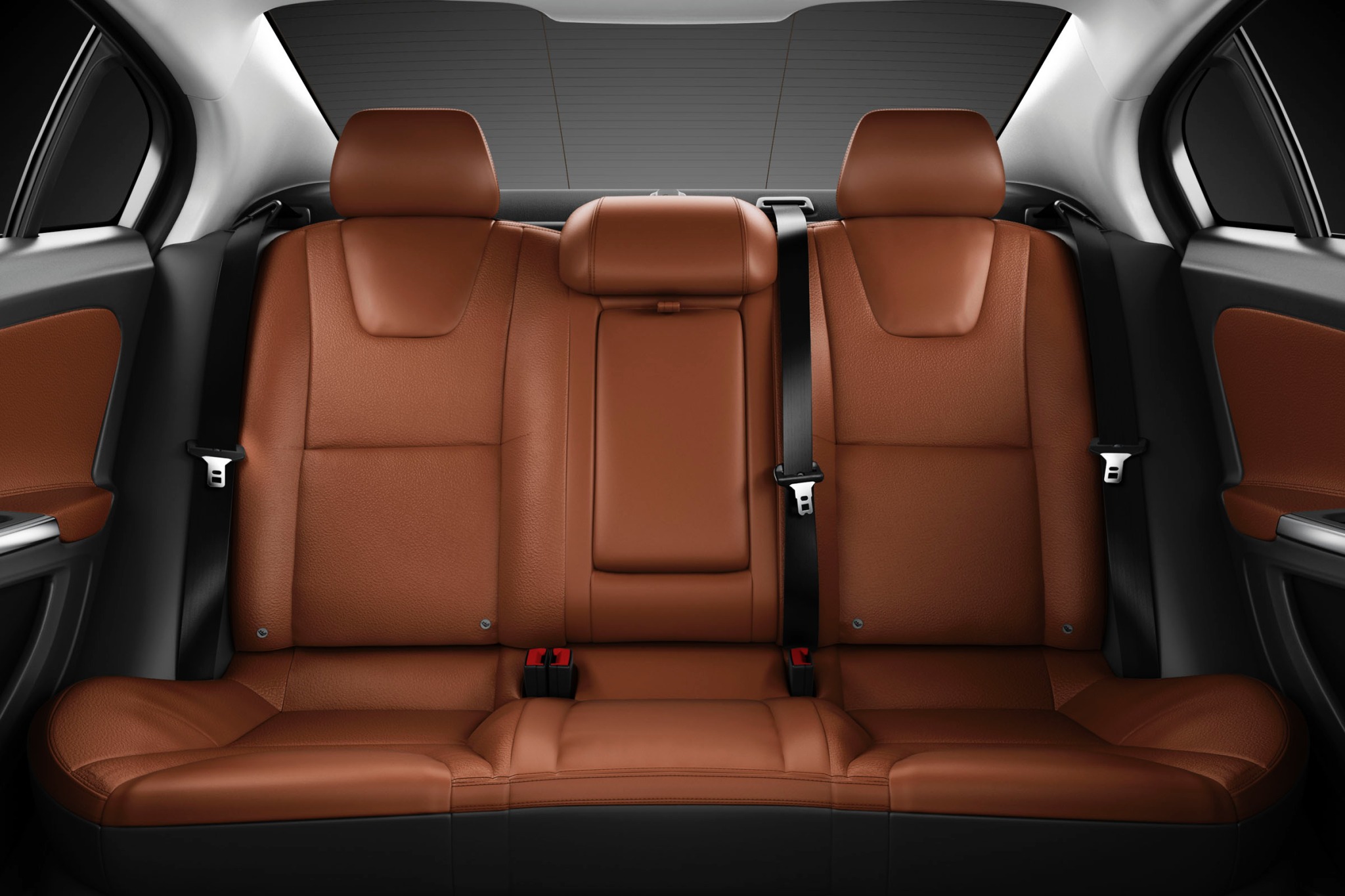2013 Volvo S60 T6 R-Design Sedan Rear Interior